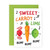 CENTRAL 23 Funny Birthday Cards For Women - Birthday Card for Men - Funny Gifts For Him Her - 'Sweet Carrot Lime' - Happy Birthday Card For Mom Dad - Comes With Fun Stickers - Recyclable