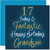 Stuff4 Fantastic 17th Birthday Cards for Grandson - 17 Today & Fantastic - Happy Birthday Card for Grandson from Grandma Grandpa Grandparents, 5.7 x 5.7 Inch Birthday Greeting Cards Gift