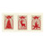Vervaco Christmas Symbols Card Cross Stitch Set, Multi-Colour
