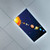Fluorescent Light Covers for Ceiling Light Diffuser Panels-Space Pattern-Light Filters Ceiling LED Ceiling Light Covers-Office & Classroom Decorations,Dark Blue Orange