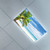 Fluorescent Light Covers for Classroom Office-Beach Pattern-Light Filters Ceiling LED Ceiling Light Covers-2ft x 4ft Drop Ceiling Fluorescent Decorative,Azure Blue Lime Green
