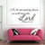 DigTour WallArt Bible Wall Decal As for Me and My House we Will Serve The Lord Joshua 24:15 Vinyl Wall Stickers (Small,Black)