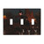 Halloween Fun Pumpkin Ghost Triple Toggle Decorator Light Switch Receptacle Outlet Wall Plate Covers Electric Receptacle Plug Covers