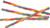 Rhode Island Novelty Assorted Color Spiral Rope Erasers (12)