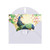 TOMPPY Peacock Printed Greeting Card Blank Cards With White Envelopes Funny Birthday Card Thank You Cards 4 X 6 Inch