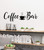 Yilooom Coffee Bar Decal, Coffee Bar Wall Decal, Coffee Bar Vinyl Decal, Coffee Wall Decal, Coffee Decal, Coffee Decor, Coffee Bar Sign, Coffee Sign 22 Inch in Width