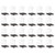 Whizzotech AA/AAA Cell Battery Storage Case/Holder with Charge Reminder Markings Clear Color (24 Pack)