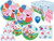 Peach State Peppa Pig Party Supplies Bundle with Plates, Napkins, Cups, and Table Cover for 16 Guests, Set for 16