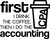 First I Drink The Coffee Then I Do The Accounting Cap Money Funny Wall Decals for Walls Peel and Stick Wall Art murals Black Small 8 Inch