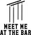Meet Me at The Bar Funny Gymnastics Parallel Bars Sports Wall Decals for Walls Peel and Stick Wall Art murals Black Medium 18 Inch