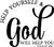 Help Yourself and God Will Help You Joan of Arc Saint Wall Decals for Walls Peel and Stick Wall Art murals Black Small 8 Inch