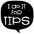 I Do It for Tips Funny Waiter Waitress Diner Job Wall Decals for Walls Peel and Stick Wall Art murals Black Small 8 Inch