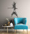 Samurai Girl Vinyl Wall Decal Warrior Woman Teen Room Decoration Stickers Mural and Stick Wall Decals