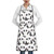 TOMPPY Panda Pattern Printed Apron Waterproof Kitchen Apron For Women Adjustable Waist Cooking Apron With Pockets Suitable For Home Kitchen Cooking Waitress Chef Grill Apron