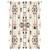JESTRONRY Aztec Print Pattern Curtains,Native American Ethnic Bohemian Style Window Door Curtains for Living Room Bedroom Bathroom Home Decor W42xL63in