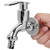 Basin Faucet Water Tap, G1/2" Smooth Water Flow Laundry Bathroom Washing New Zinc Alloy Machine Wall Mounted Water Faucet Single Cold Tap