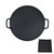 Pizza Pan with Handles,Korean BBQ Grill Pan, Cast Iron Round Griddle,Nonstick Cooking Griddle for Grilling Pork Belly, Pancakes, Fried Rice Cakes, Ribs, Fried Meat(36CM)
