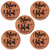 Personalized Cork Coasters, Set of 5, Custom Engraved Round Monogram Coasters, Wedding Gifts, Bridal Shower Gifts, Wedding Favors, Housewarming