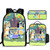 MGOKVLE Bluey Backpack 3PCS Backpack Set 17inch Backpacks School Bag Fans Gift With Lunch Bag Pen Case for Kids Boys and Girls, green