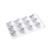 LYNLYN Silicone Mold Cake Candy Chocolate Mould Mousse White Pastry Dessert for Baking Cake Decoration Tools Jelly Pudding Mould Liyannan (Color : White)