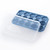 SRLIWHITE 15 Grid Silicone Ice Tray with Lid DIY Ice Cube Mold Ice Candy Cake Pudding Chocolate Molds Easy Release Ice Mold Jelly Pudding Mold (Color : Blue)
