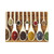Kitchen Light Switch Cover Decorative Triple Wall Plate 3 Gang Toggle Switch Plate Covers Bedroom Electrical Faceplate 4.50 x 6.38 Inch Colorful Spices and Spoons