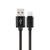 3 Feet Braided USB A USB Type C Fast Charging Data Sync Cable Black