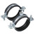 AKIHISA 10 PCS Split Ring Pipe Hanger Heavy Duty Adjustable Pipe Bracket Clamp Wall Ceiling Mount Pipe Support ID 2.5 Inch(63mm)