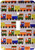 3dRose LLC lsp_25425_1 Cute Train Print Primary Colors Blue Stripe Background Single Toggle Switch