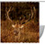 VAPOKF Shower Curtain for Bathroom Decor, Red Deer in Park Forest Waterproof Polyester Fabric Bath Curtain Set with 12 Hooks - 60x72 Inches