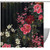 VAPOKF Shower Curtain for Bathroom Decor, Blooming Flowers Waterproof Polyester Fabric Bath Curtain Set with 12 Hooks - 72x72 Inches