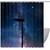 VAPOKF Shower Curtain for Bathroom Decor, Starry Sky Waterproof Polyester Fabric Bath Curtain Set with 12 Hooks - 60x72 Inches