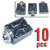 CESS 3.5mm 1/8 Inch Female Stereo TRS Balanced Socket with Switch - 3.5mm Stereo Socket ?10 Pack?