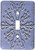 3dRose Lsp_8413_1 Blue Snowflake Single Toggle Switch