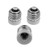 FINELED 3PACK E26 E27 to E17 Socket Adapter,Medium Screw to Intermediate base E17 Light Bulb Socket Adapter Converter Reducer (3PACK)