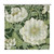 Bathroom Shower Curtains with Hooks 72x72 Inch,Green and White Floral Shower Curtain Waterproof Fabric Bath Shower Curtain for Bathroom Bathtubs Decoration