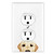 WIRESTER Duplex Outlet Cover Wall Plate/Switch Plate - Cream Labrador Retriever Dog