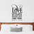 Walls Decals Love Grows Best in Little Houses Just Like This Stickers for The Wall Motivational Wall Decal School Classroom Words and Saying 22 Inch