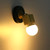 OUUED European Wall Light Creative Wood Small Wall Lamp Single Head Simple Wall Light E27 Aisle Stairs Wall Sconces for Bedroom Study Living Room Wall Lighting Fixture