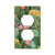 Decorative Wall Plate Switch Plate Tropical Cactus Flowers Vintage Duplex Electrical Outlet Cover