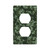 Decorative Wall Plate Switch Plate Forest Camouflage Green Duplex Electrical Outlet Cover