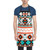 Unisex Bib Apron Colorful Aztec Pattern Waterproof Kitchen Cooking Aprons With 2 Pockets