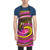 Unisex Bib Apron Rainbow Spin Pink Psychedelic Waterproof Kitchen Cooking Aprons With 2 Pockets