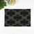 rouihot Set of 4 Placemats Antique Damask Floral Pattern Royal Flowers on Baroque Black Non-Slip Doily Place Mat for Dining Kitchen Table