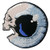 Skull Eyeball Patch Embroidered Badge Iron On Sew On Emblem