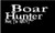 Just For Fun White - 6.25" Boar Hunter Hunt The Grunt Vinyl Die Cut Decal Bumper Sticker, Windows, Cars, Trucks, laptops, etc