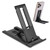 cobee Foldable Mini Cell Phone Stand, 6 Speed Angle Adjustable Cell Phone Holder Portable Tablet Stand Holder Desktop Mobile Stand Cellphone Cradle Dock Compatible with Mobile Phone Tablets(Black)