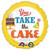 Anagram You Take The Cake Foil Balloon, 18", Multicolored