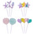 PartyKindom 33pcs Fresh Cake Decorative Toppers Delicate Birthday Cake Insert Cards for Home/Wall/Room Decor PartyKindom 33pcs Fresh Cake Decorative Toppers Delicate Birthday Cake Insert Cards for Home/Wall/Room Decor