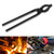 0004930-300 Blacksmith Tong Fits for Blacksmiths and Farriers, Black